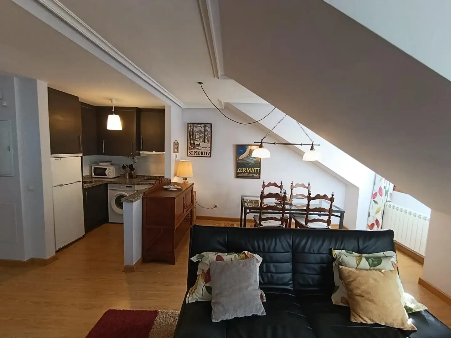 Living room of Apartments for sale in Aller  with Furnished
