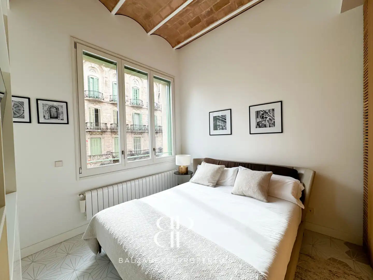 Schlafzimmer von Wohnung zur Miete in Barcelona mit Klimaanlage, Heizung und Möbliert