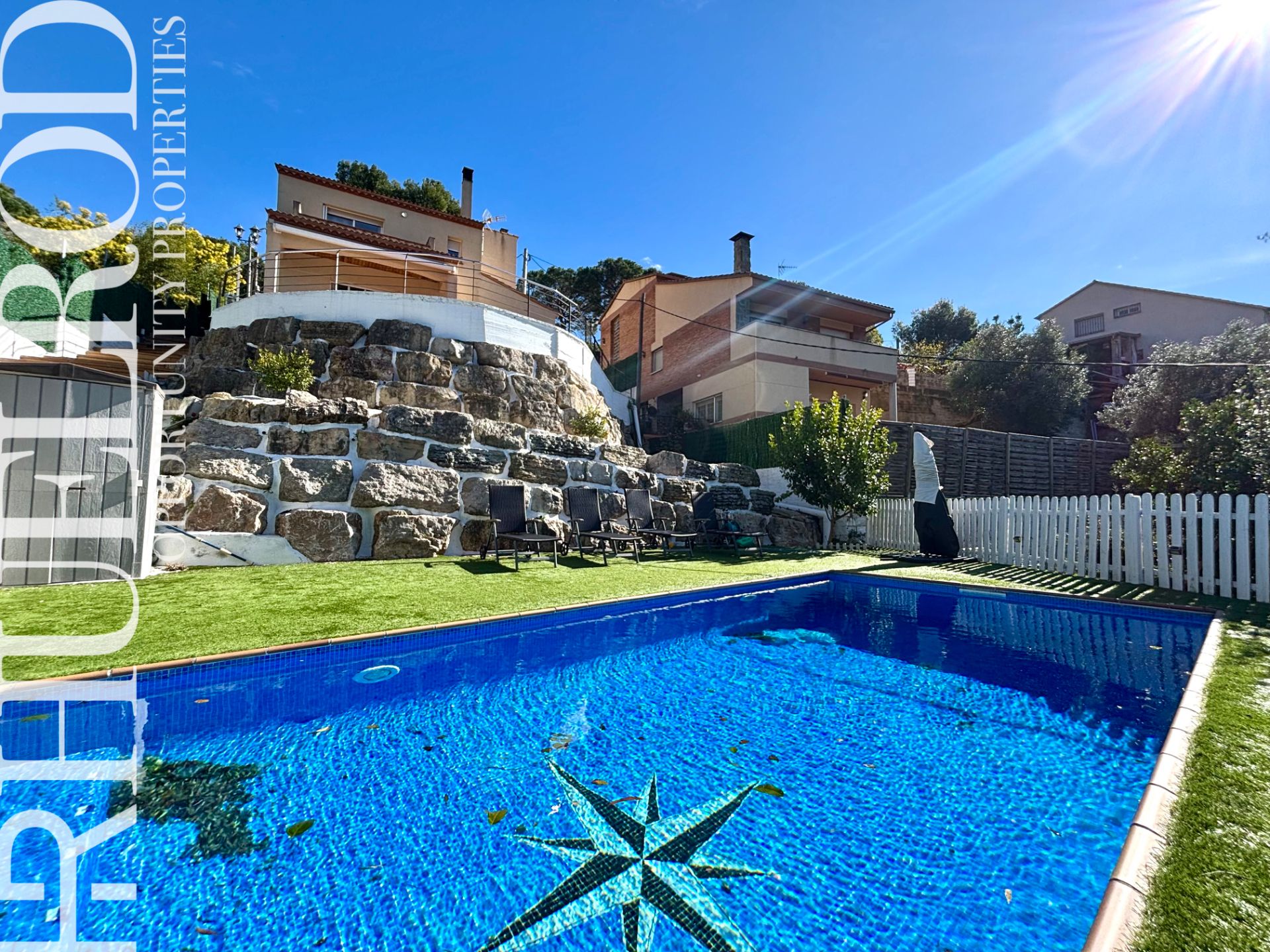 Piscina de Casa o xalet en venda en L'Ametlla del Vallès amb Aire condicionat, Calefacció i Jardí privat