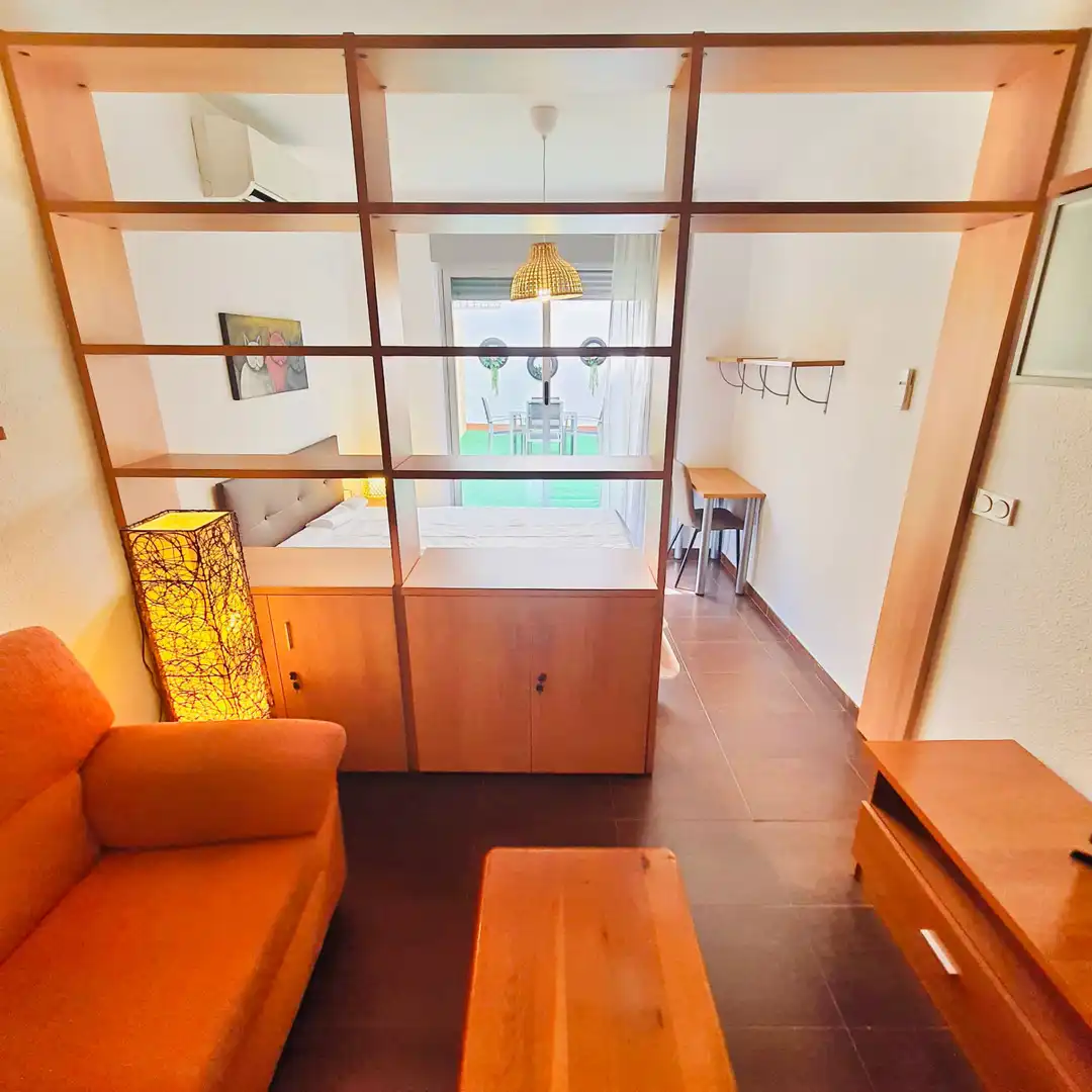 Wohnzimmer von Wohnung zur Miete in Granada mit Klimaanlage, Heizung und Terrasse