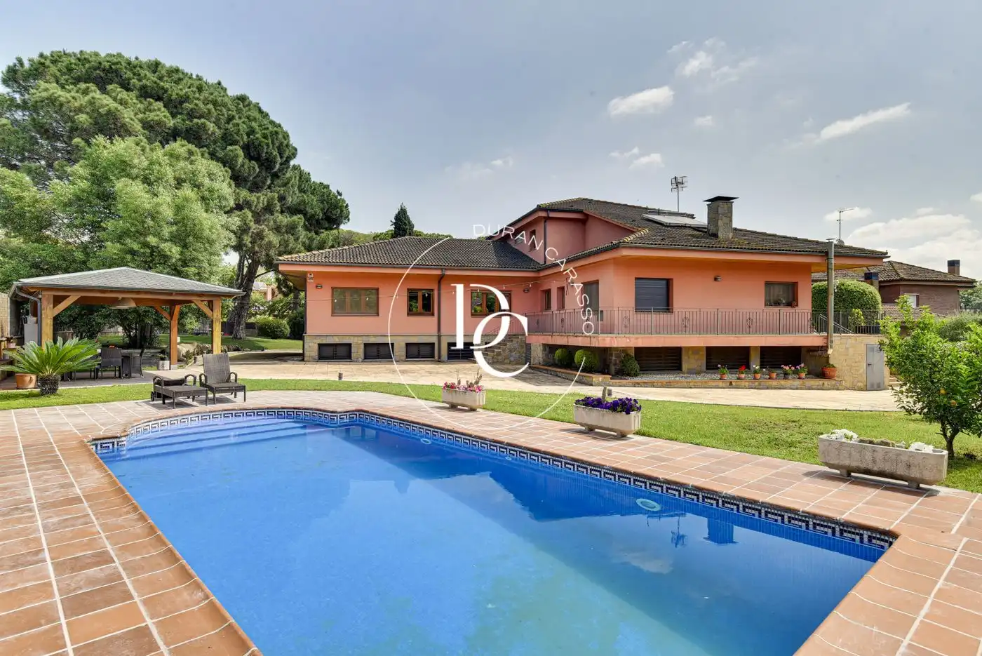 Exterior view of Houses for sale in Cardedeu  with Heating, Private garden and Furnished