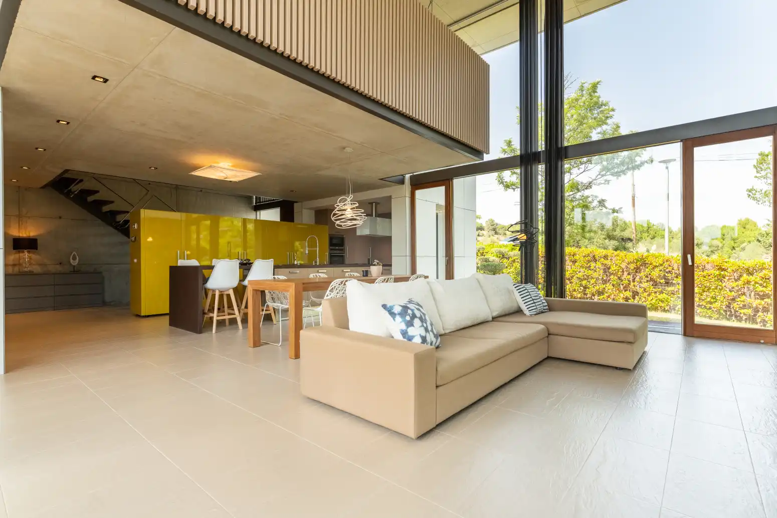 Sala de estar de Casa o chalet en venta en Castellvell del Camp con Calefacción, Jardín privado y Parquet