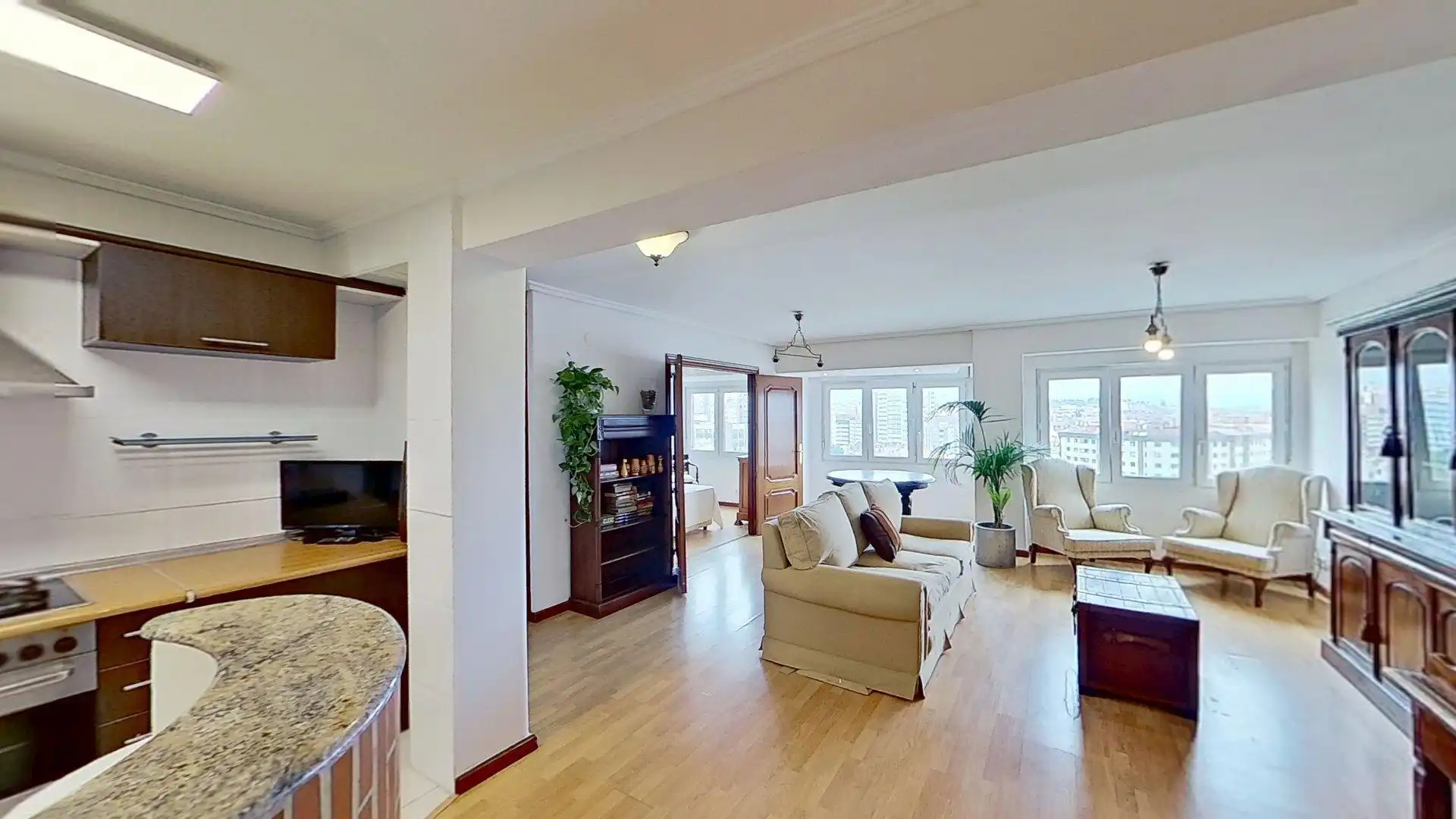 Living room of Flat for sale in Gijón 