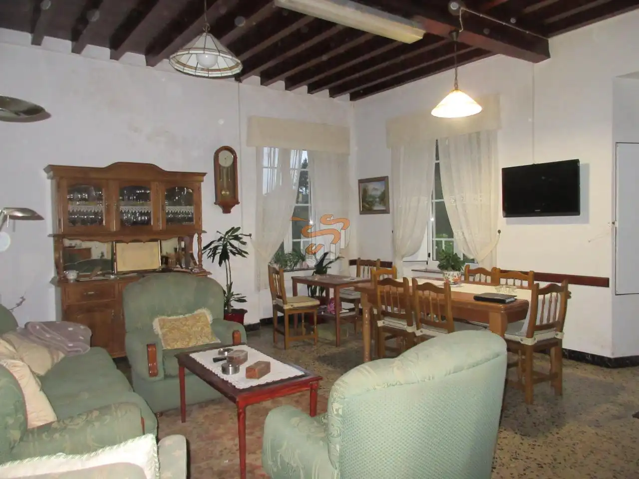 Comedor de Finca rústica en venta en Cerdido con Jardín privado, Trastero y Amueblado