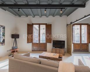 Sala d'estar de Apartament en venda en  Barcelona Capital amb Aire condicionat