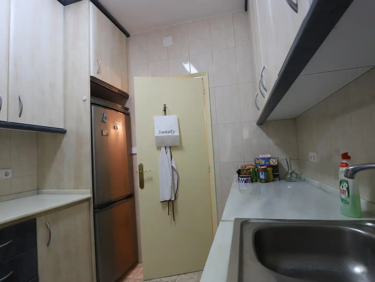 Kitchen of Flat for sale in Esplugues de Llobregat  with Air Conditioner, Heating and Terrace