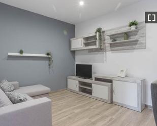 Sala d'estar de Pis de lloguer en  Barcelona Capital amb Aire condicionat, Calefacció i Moblat