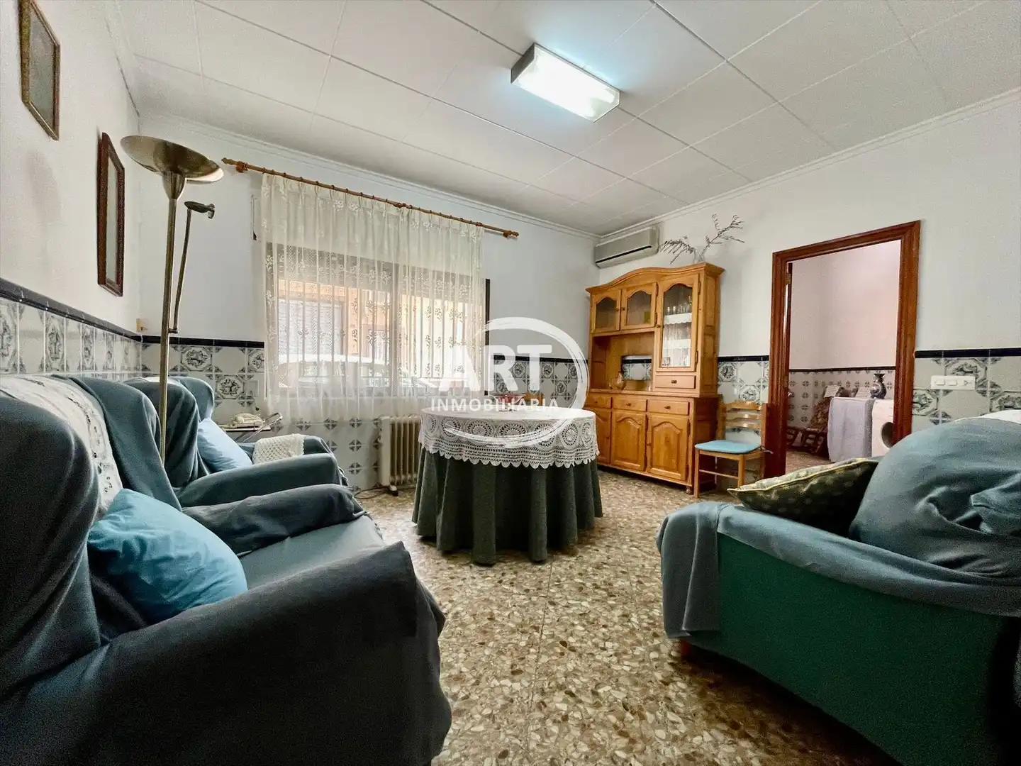Sala de estar de Finca rústica en venta en L'Alcúdia con Aire acondicionado y Trastero
