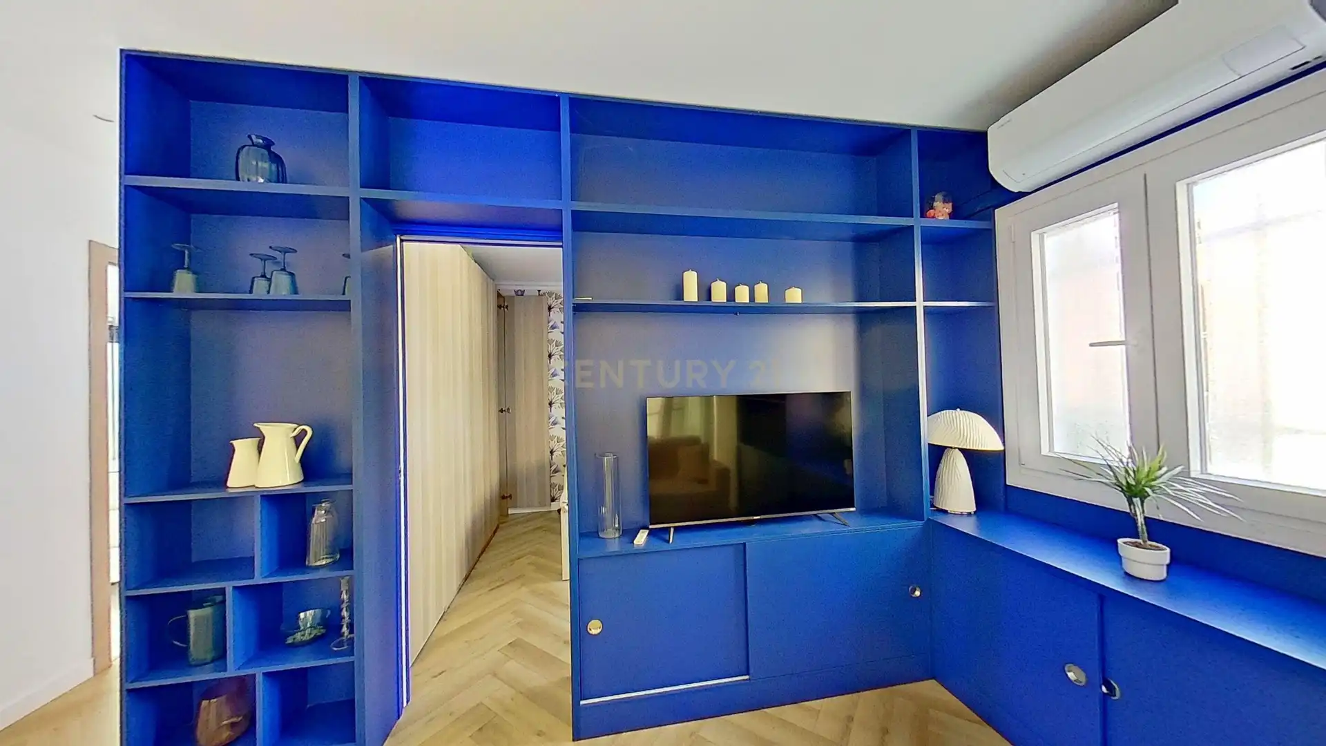 Living room of Flat for sale in Málaga  with Air Conditioner, Washing machine and Balcony