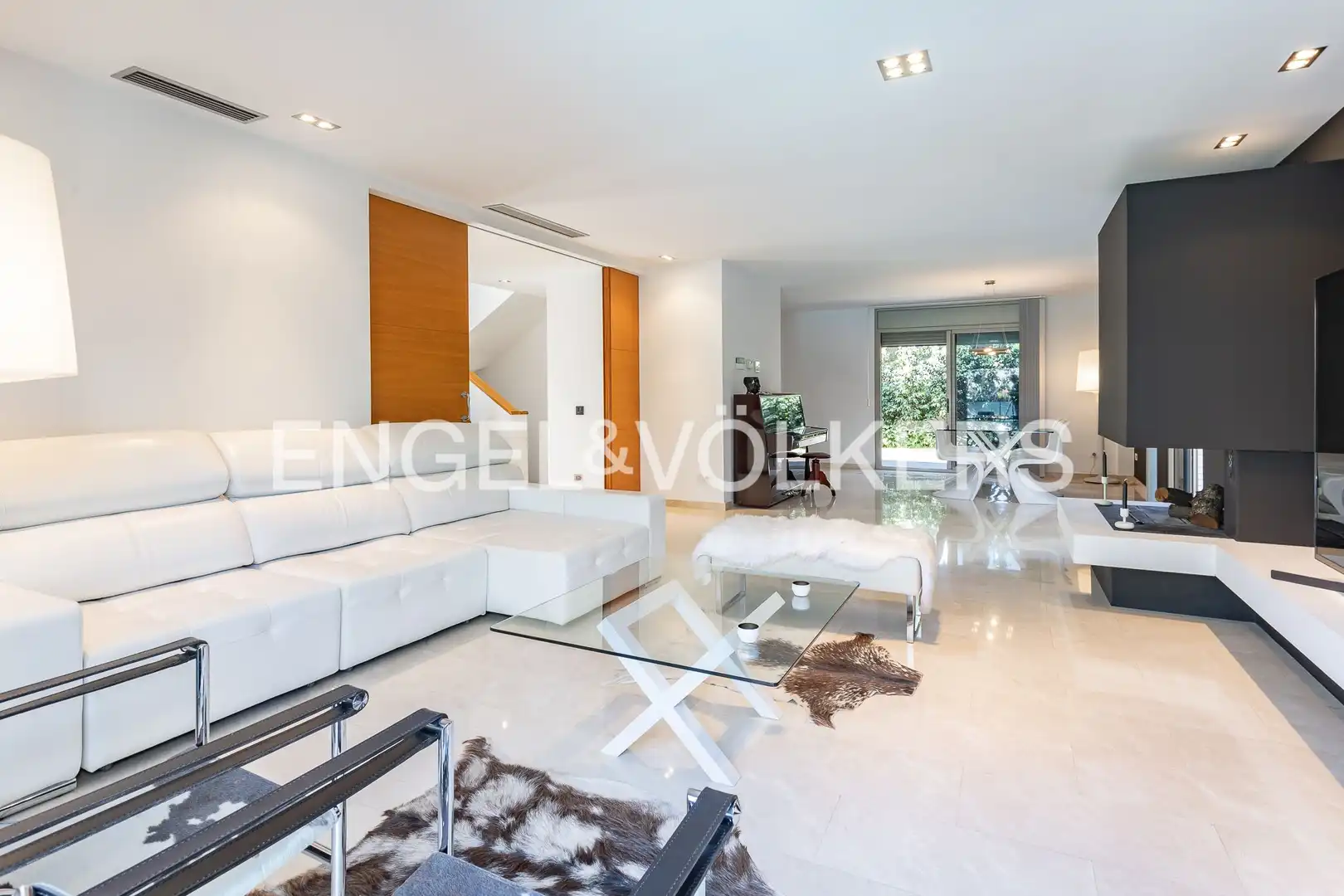 Sala d'estar de Casa o xalet en venda en Vilassar de Dalt amb Aire condicionat, Calefacció i Jardí privat