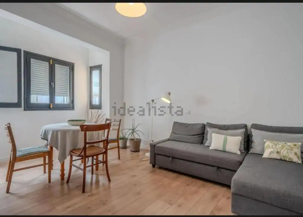 Schlafzimmer von Wohnung zur Miete in Las Palmas de Gran Canaria mit Parkett und Möbliert
