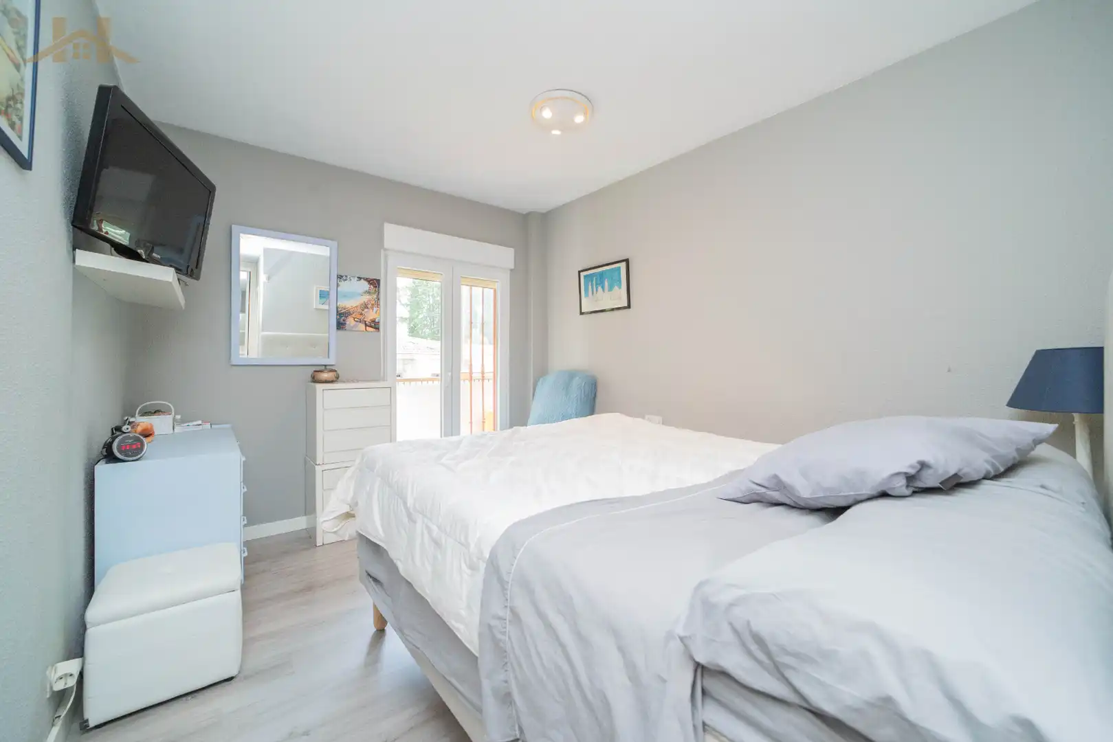 Schlafzimmer von Wohnung zum Verkauf in Villaviciosa de Odón mit Klimaanlage, Heizung und Terrasse