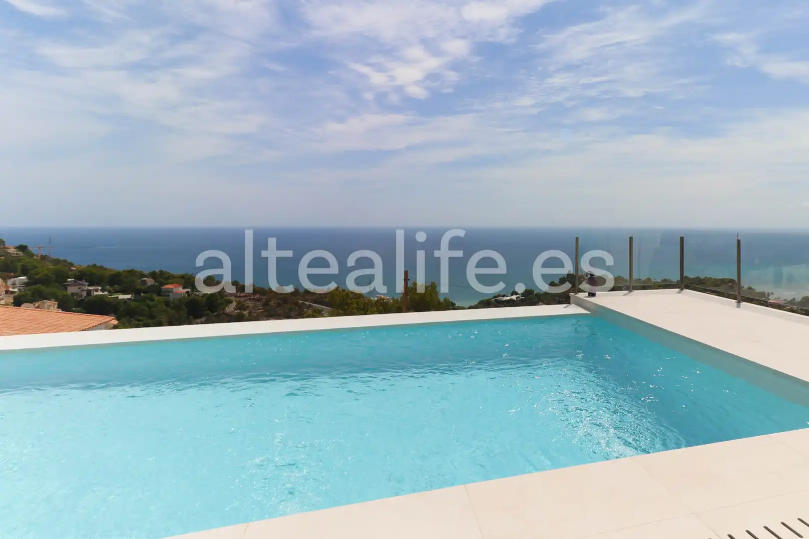 Piscina de Casa o chalet en venta en Altea con Aire acondicionado, Jardín privado y Terraza