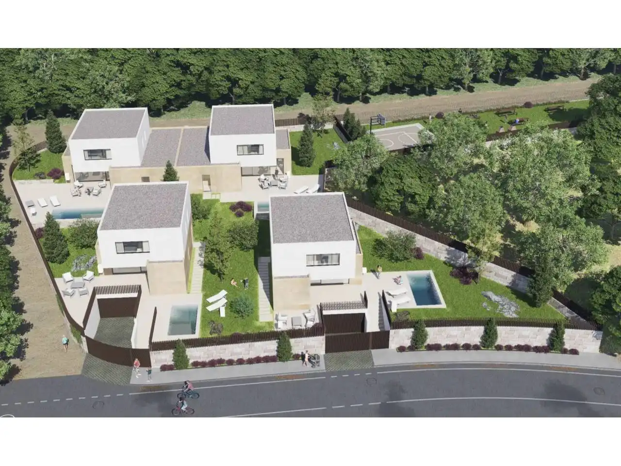 Vista exterior de Casa o chalet en venta en Vigo  con Jardín privado y Terraza