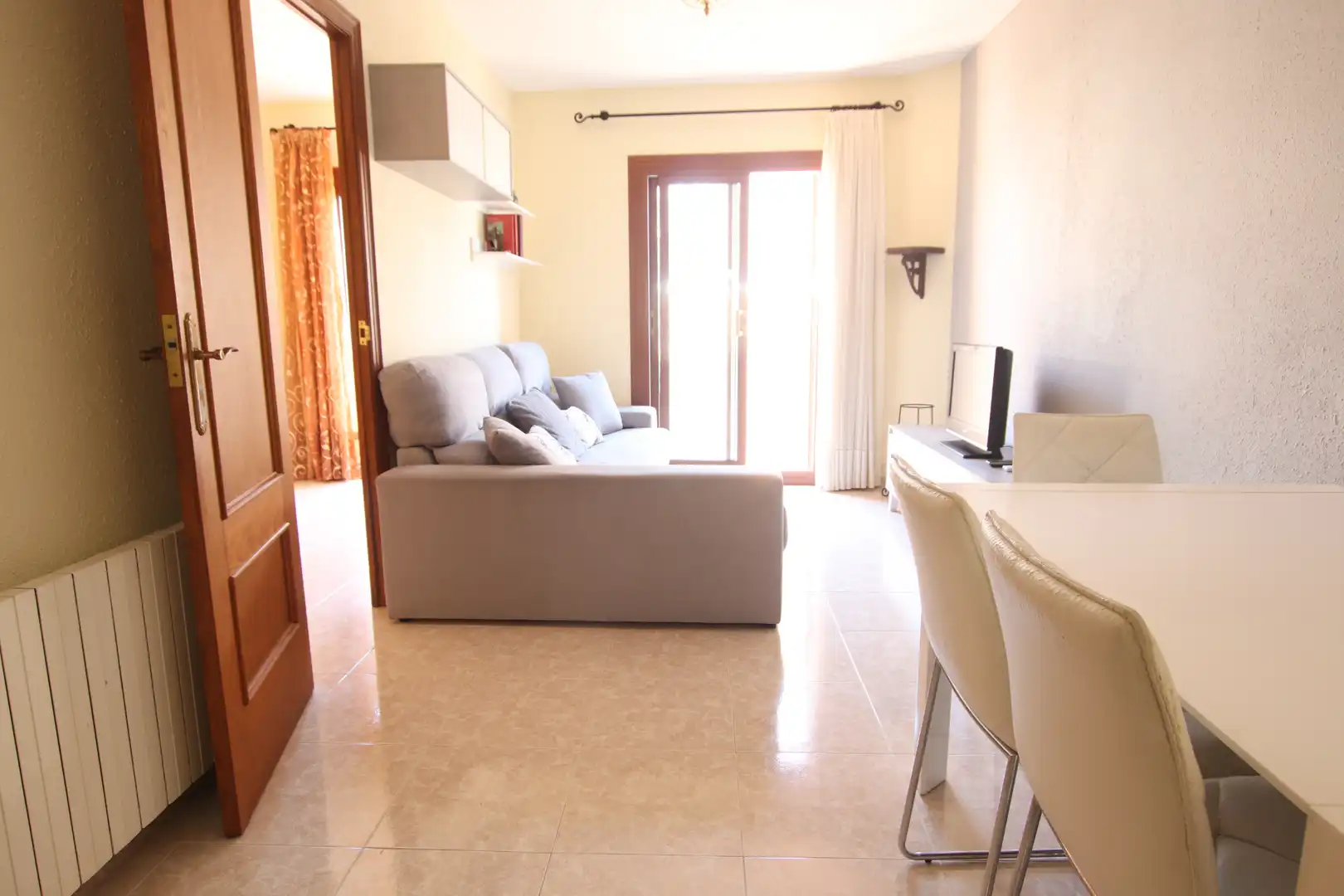 Sala d'estar de Pis en venda en Sitges amb Aire condicionat, Calefacció i Moblat