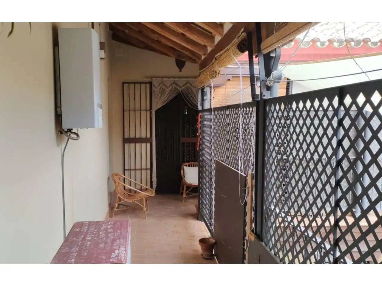 Balcony of Houses for sale in Osuna  with Air Conditioner and Terrace