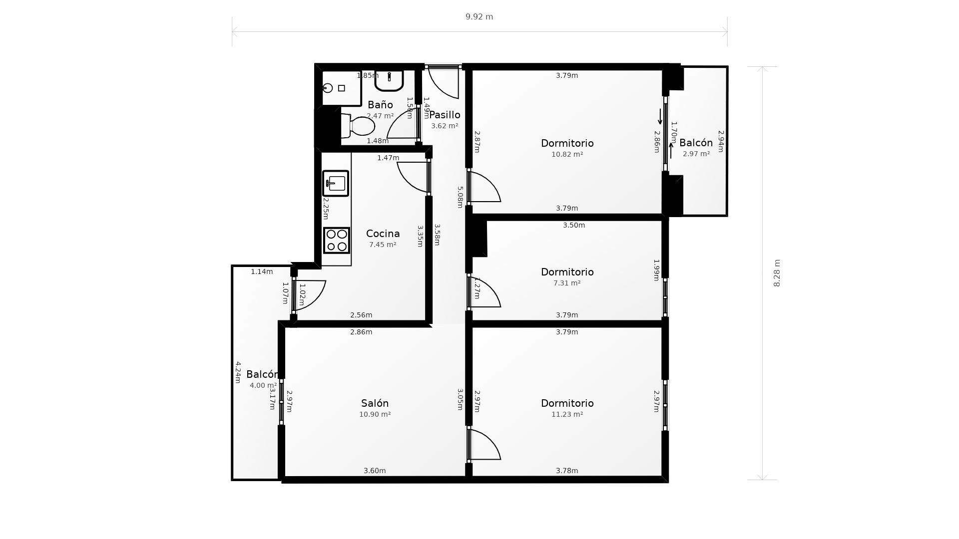 Flat to rent in Leganés  with Heating, Terrace and Furnished