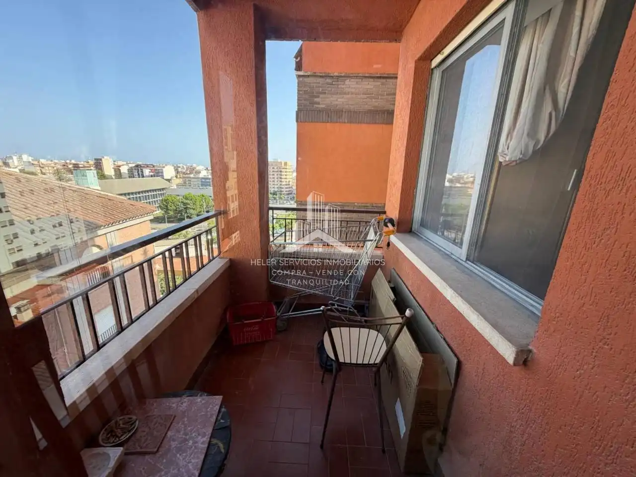 Terrasse von Wohnung zur Miete in Castellón de la Plana / Castelló de la Plana mit Möbliert und Balkon