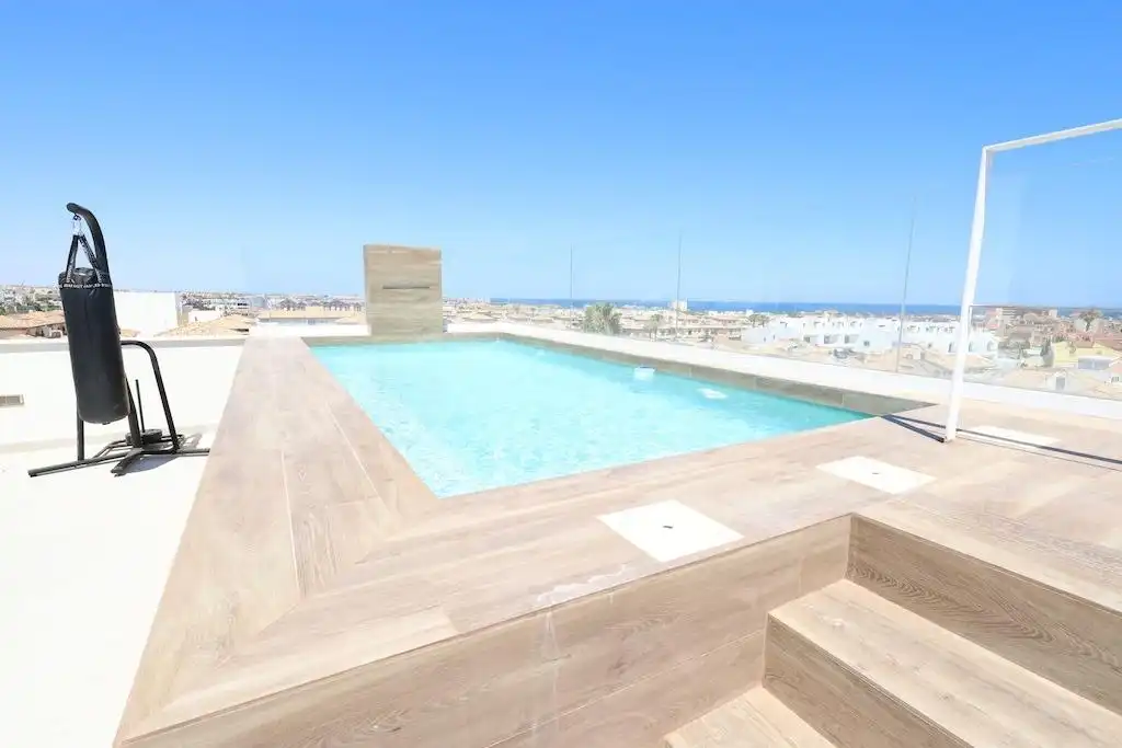Swimming pool of Attic for rent in Orihuela  with Air Conditioner, Heating and Swimming Pool