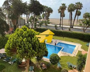 Garden of Flat to rent in Málaga Capital  with Air Conditioner, Private garden and Swimming Pool