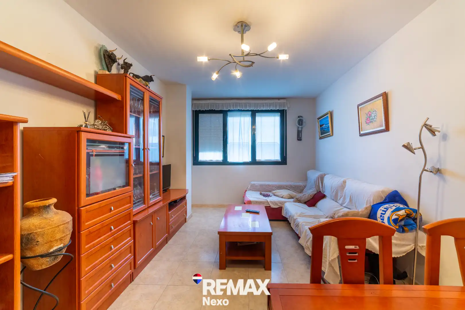 Sala de estar de Piso en venta en Medina del Campo con Calefacción, Trastero y Amueblado