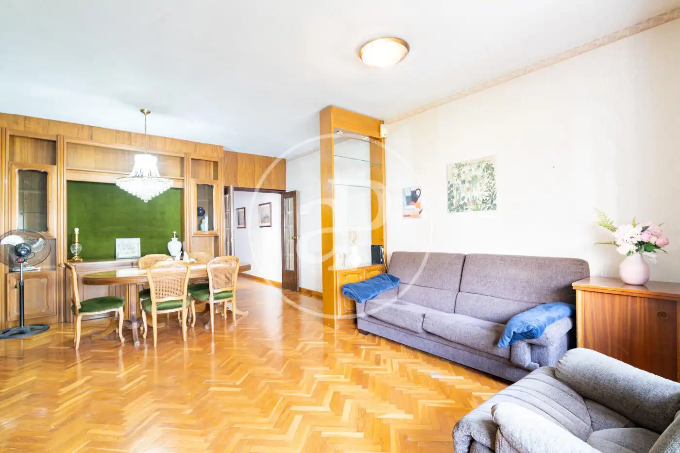 Sala de estar de Piso de alquiler en Barcelona con Calefacción, Terraza y Amueblado
