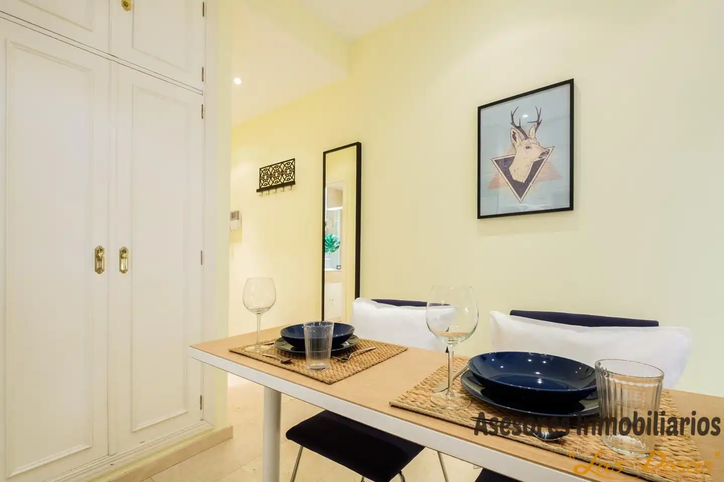 Esszimmer von Wohnung zur Miete in Madrid mit Klimaanlage und Möbliert