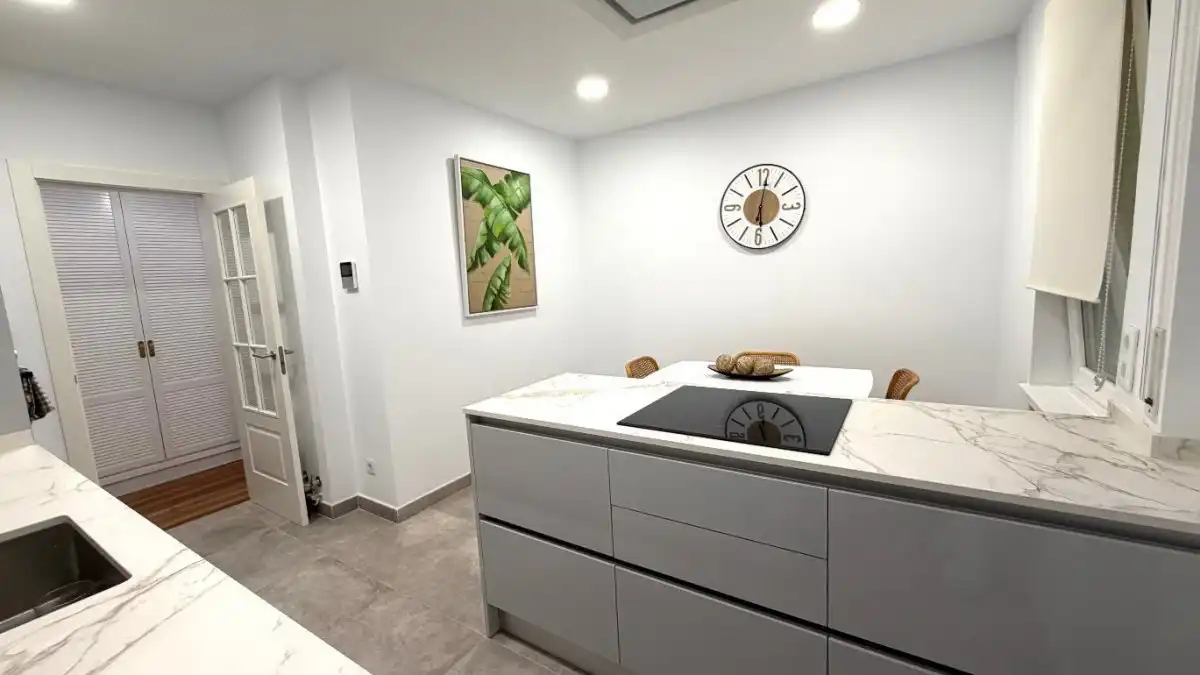 Küche von Wohnung zum Verkauf in Getxo  mit Heizung, Terrasse und Internet