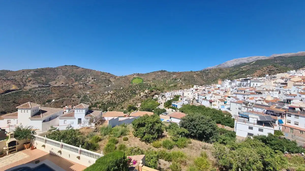 Exterior view of Houses for sale in Canillas de Albaida  with Air Conditioner, Terrace and Storage room