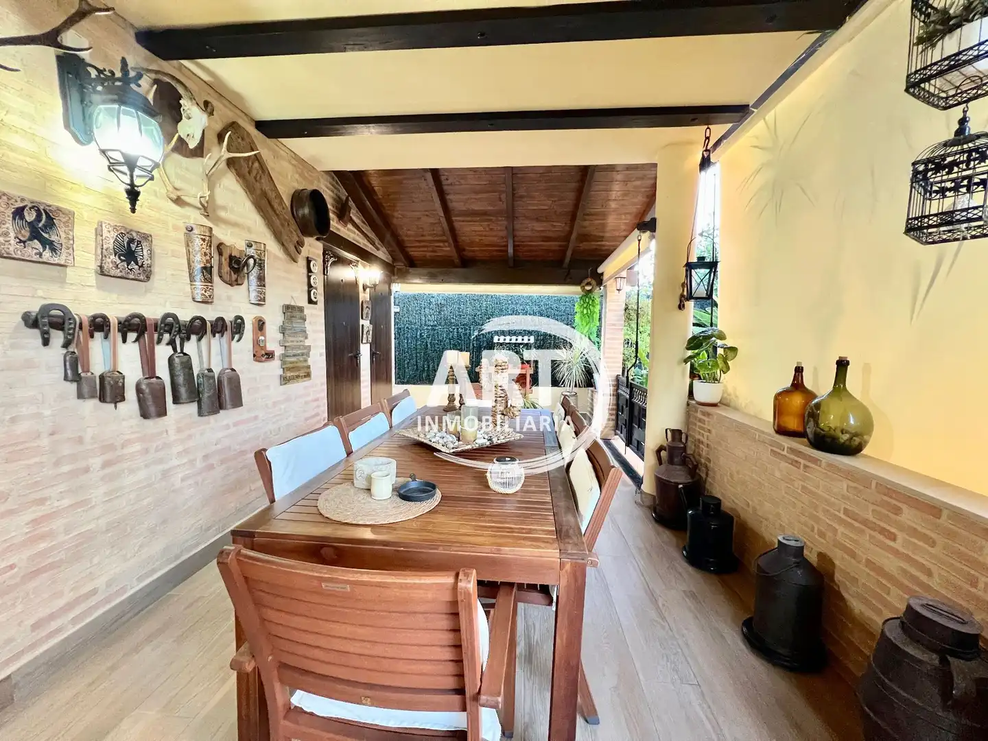 Terrassa de Casa o xalet en venda en Picassent amb Aire condicionat, Jardí privat i Terrassa