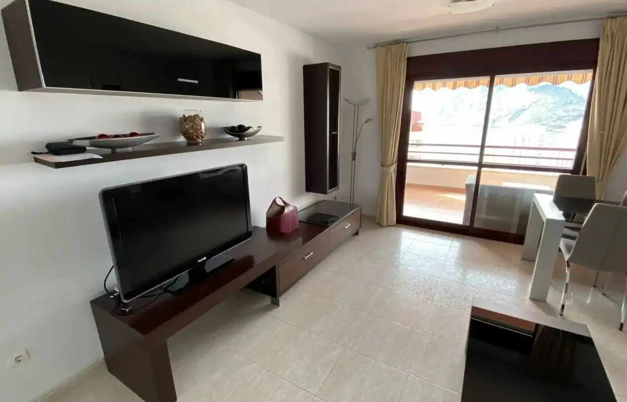 Living room of Apartments for sale in Calpe / Calp  with Air Conditioner, Heating and Terrace