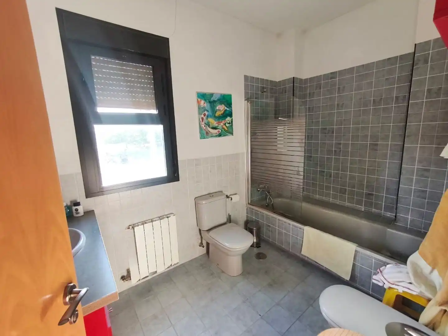 Bany de Casa o xalet en venda en Casar de Cáceres amb Terrassa i Piscina