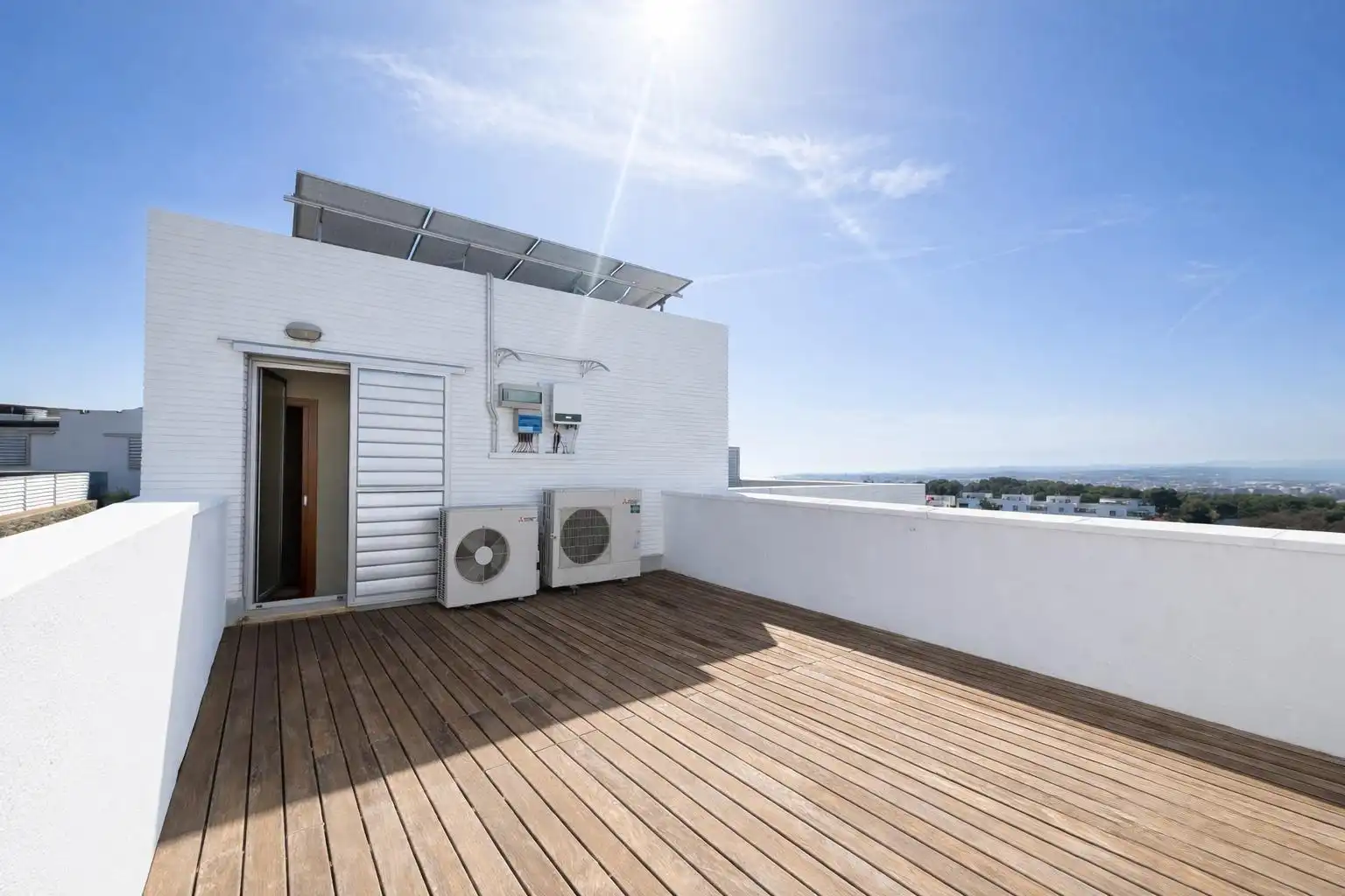 Terrasse von Wohnung zum Verkauf in Sant Pere de Ribes mit Klimaanlage, Heizung und Terrasse