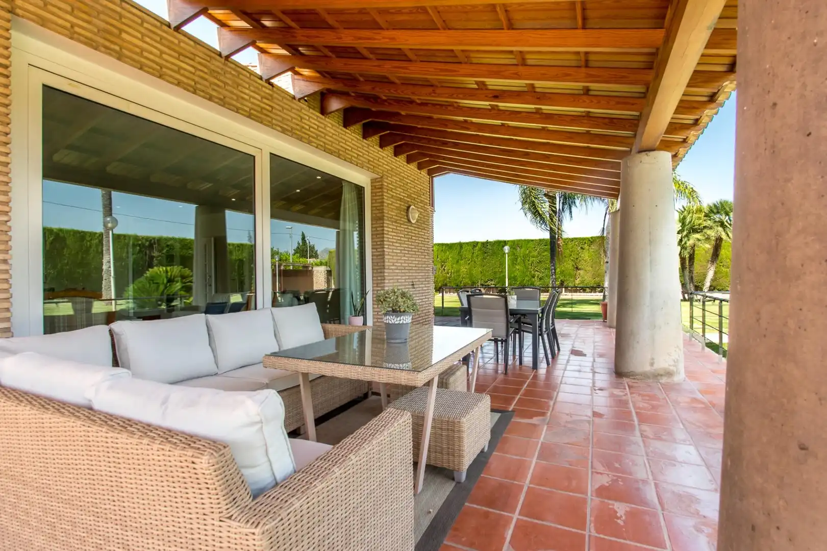 Terrassa de Casa o xalet en venda en Murcia amb Aire condicionat, Calefacció i Jardí privat