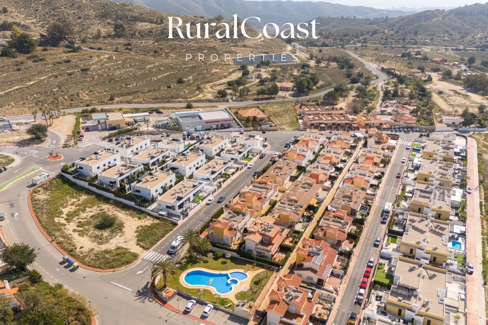 Vista exterior de Casa adosada en venta en Busot con Aire acondicionado, Calefacción y Terraza
