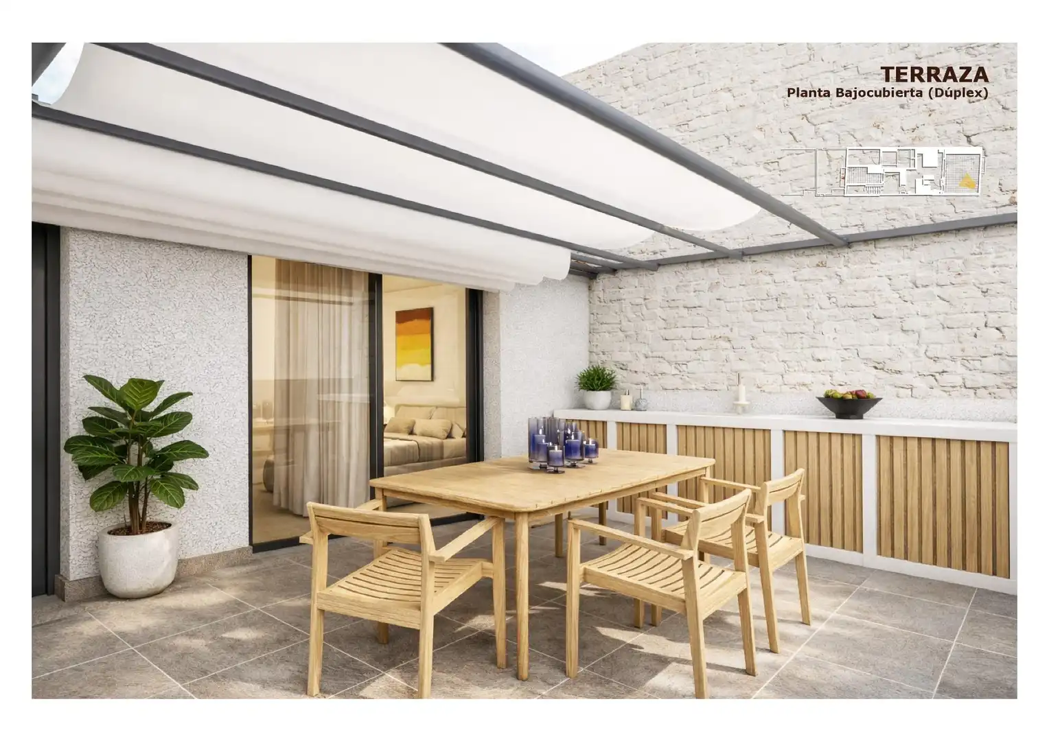 Terrasse von Wohnung zum Verkauf in Arenys de Mar mit Klimaanlage, Heizung und Terrasse