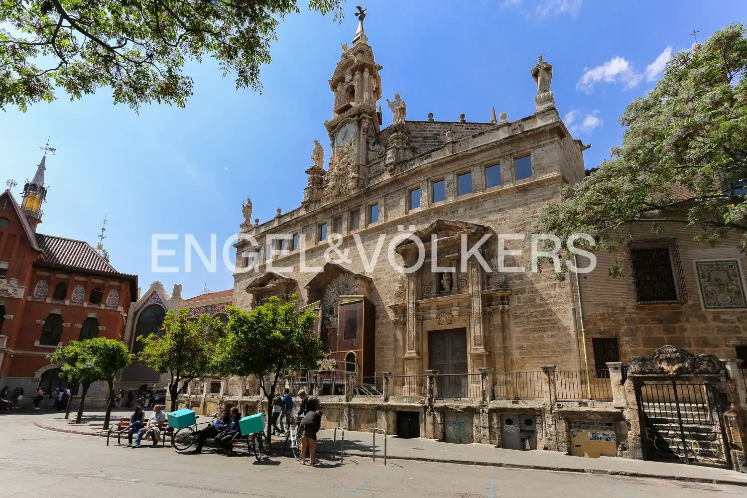 Exterior view of Flat for sale in Valencia  with Air Conditioner, Heating and Parquet flooring