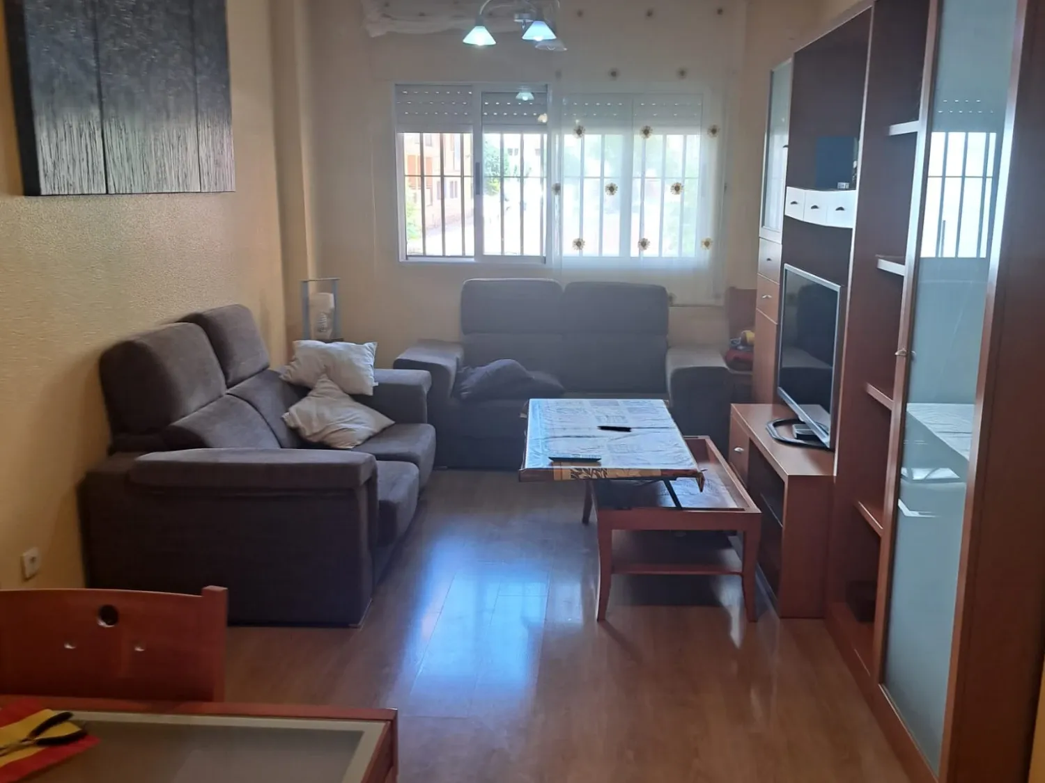 Sala d'estar de Pis en venda en  Murcia Capital amb Aire condicionat, Traster i Moblat