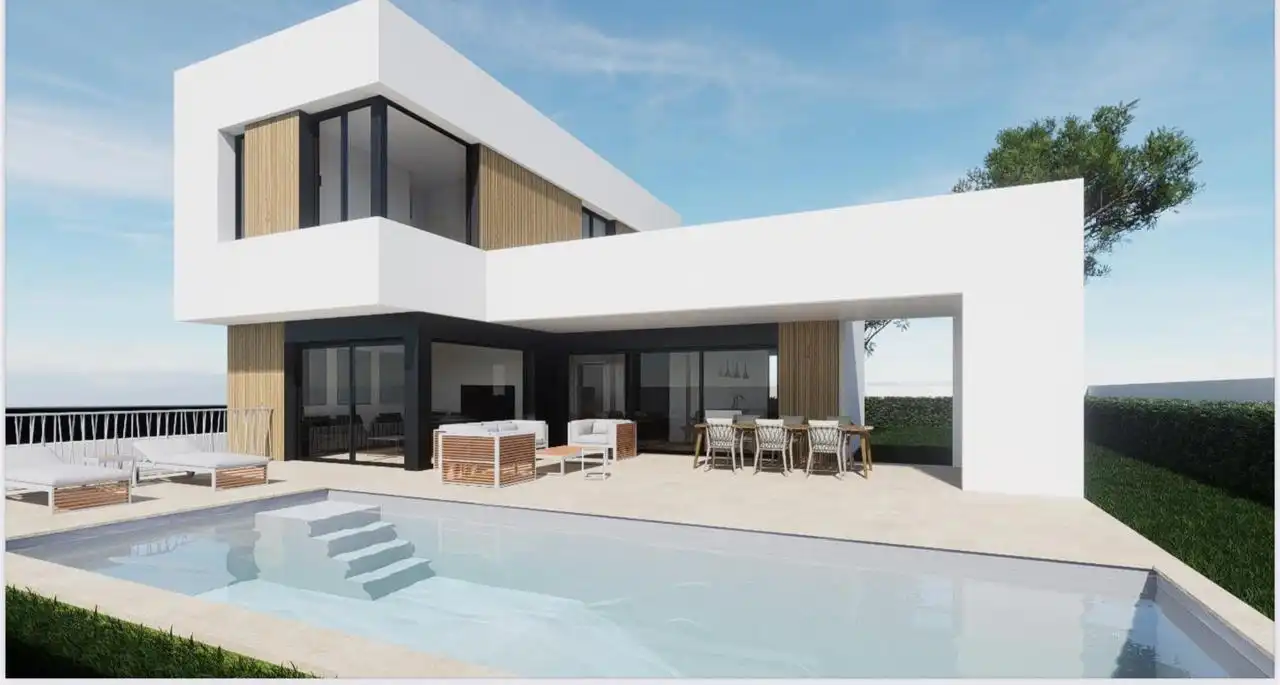 Detached house with pool for sale in Balcón de Finestrat - Terra Marina