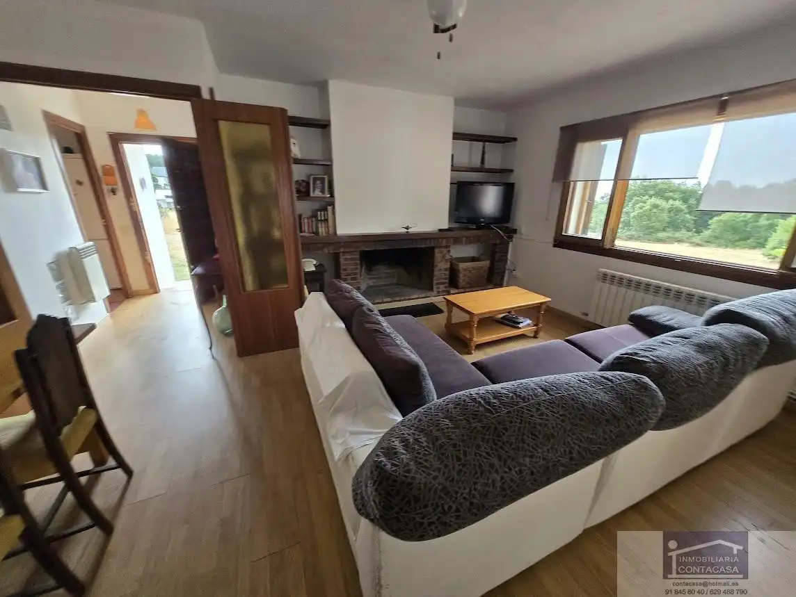 Sala de estar de Finca rústica en venta en Bustarviejo con Calefacción y Terraza