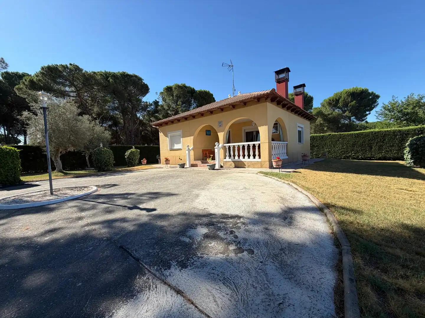 Vista exterior de Finca rústica en venta en Traspinedo con Calefacción, Jardín privado y Terraza