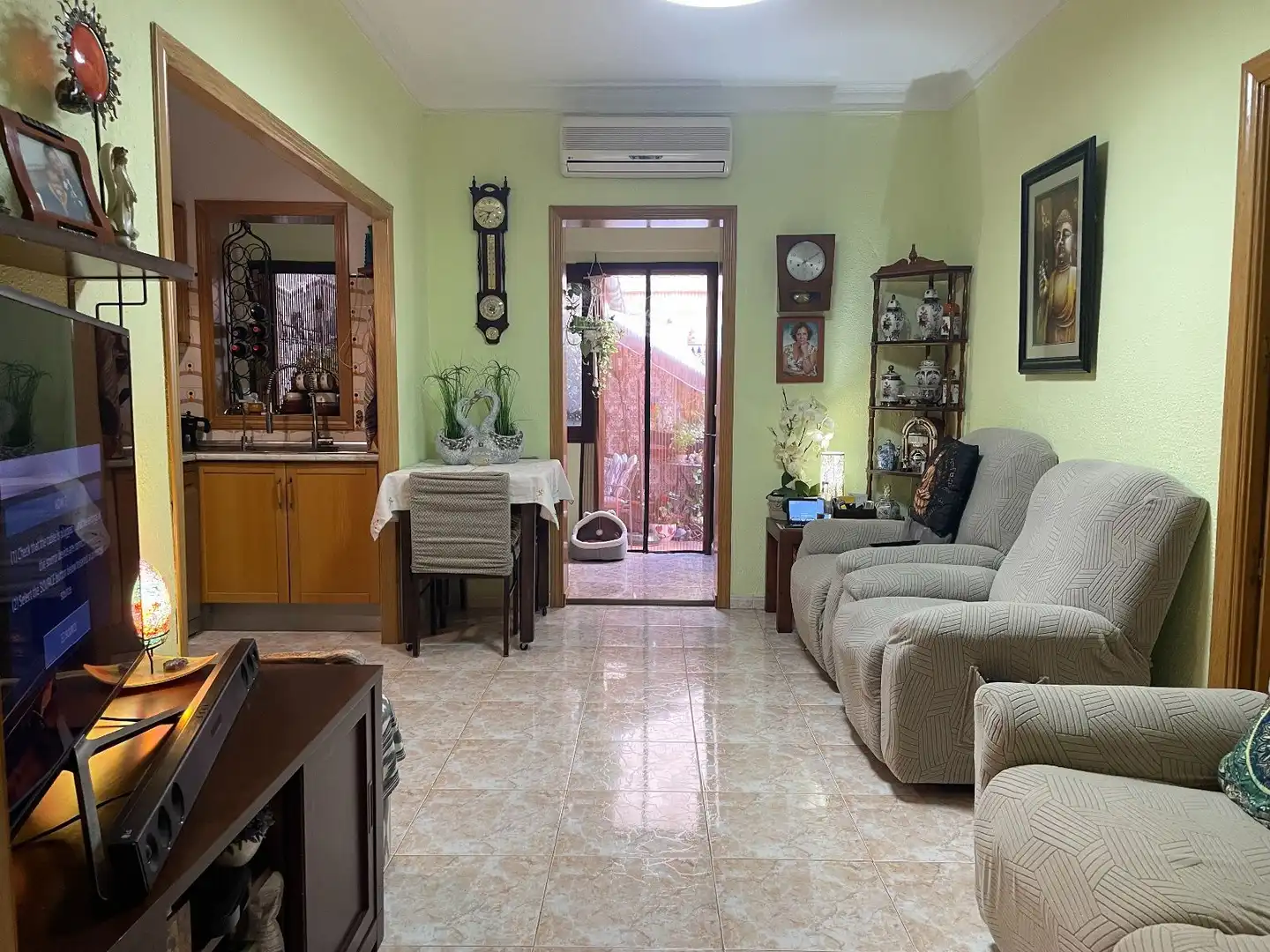Living room of Houses for sale in  Palma de Mallorca  with Air Conditioner, Terrace and Storage room
