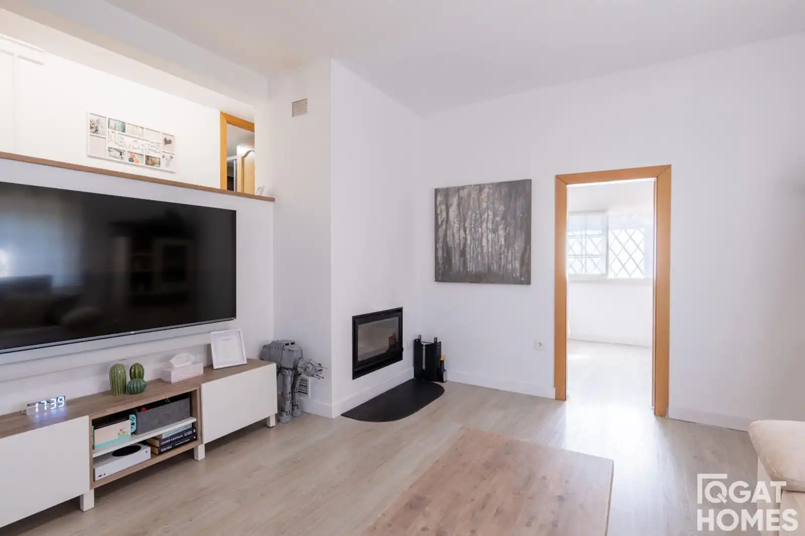 Sala d'estar de Casa o xalet en venda en Sant Cugat del Vallès amb Aire condicionat, Calefacció i Terrassa