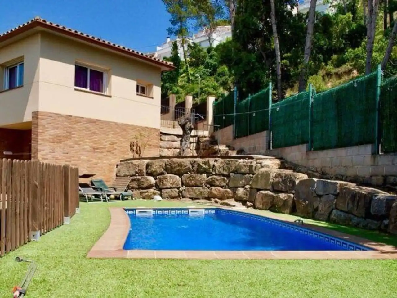Piscina de Casa o chalet en venta en Blanes con Jardín privado, Terraza y Piscina