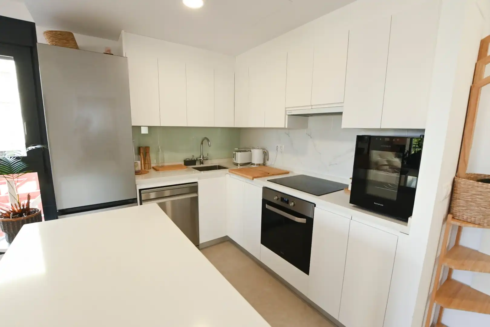 Cuina de Apartament en venda en Calpe / Calp amb Aire condicionat, Terrassa i Traster
