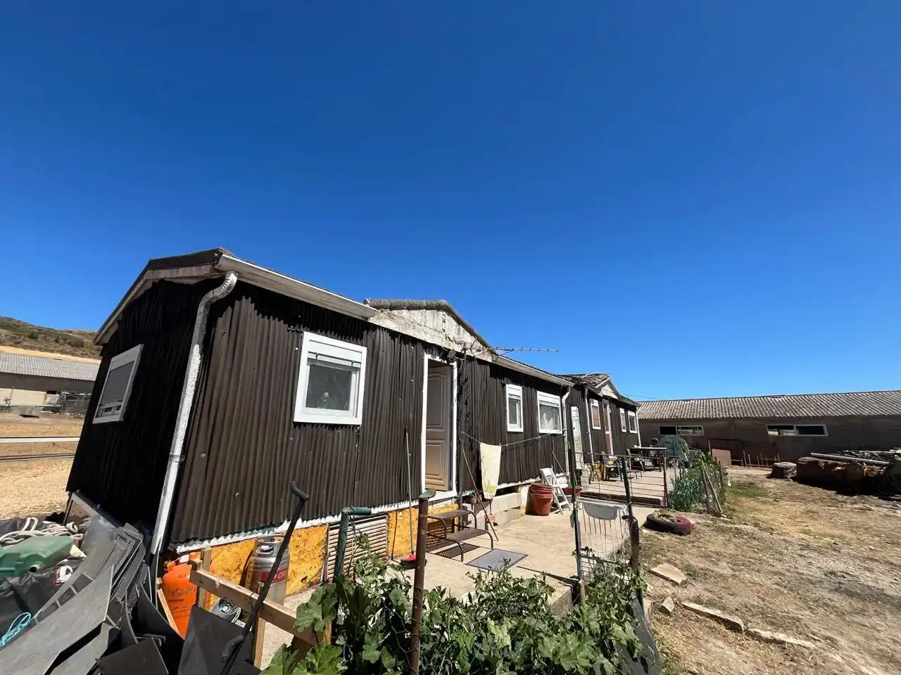 Vista exterior de Nave industrial en venta en Villadiego