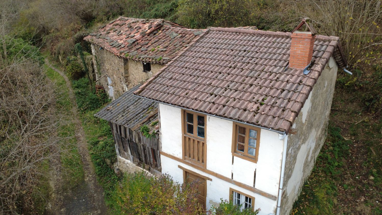 Exterior view of House or chalet for sale in Laviana  with Heating and Swimming Pool