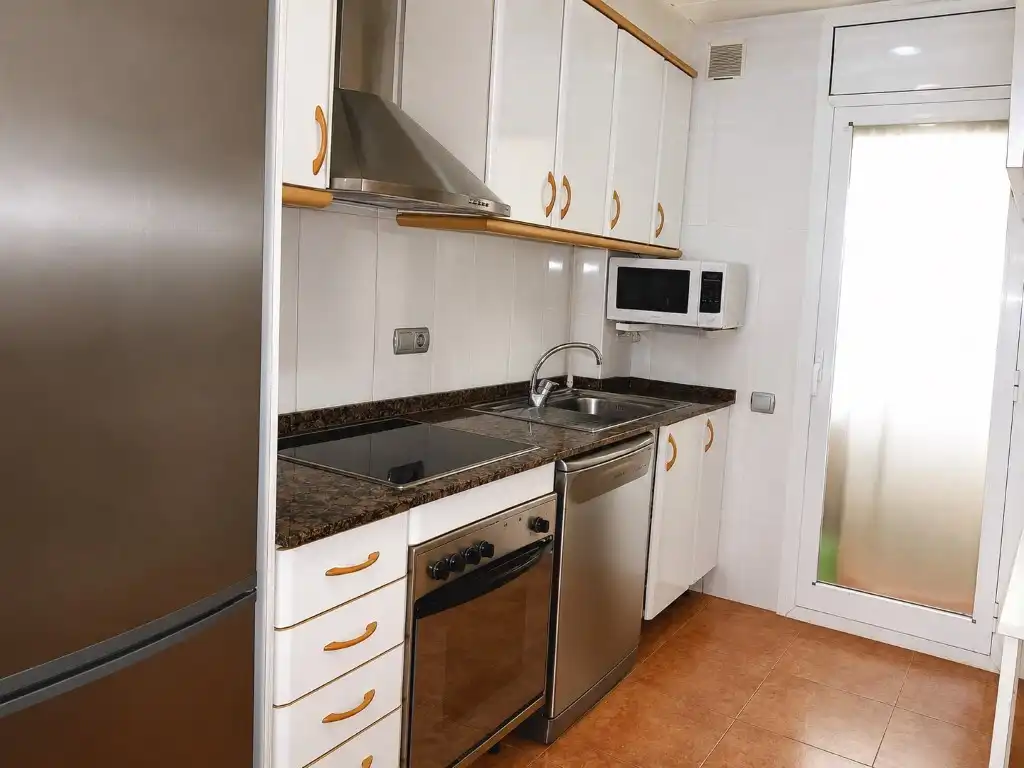 Kitchen of Flat for sale in Rubí  with Air Conditioner and Furnished