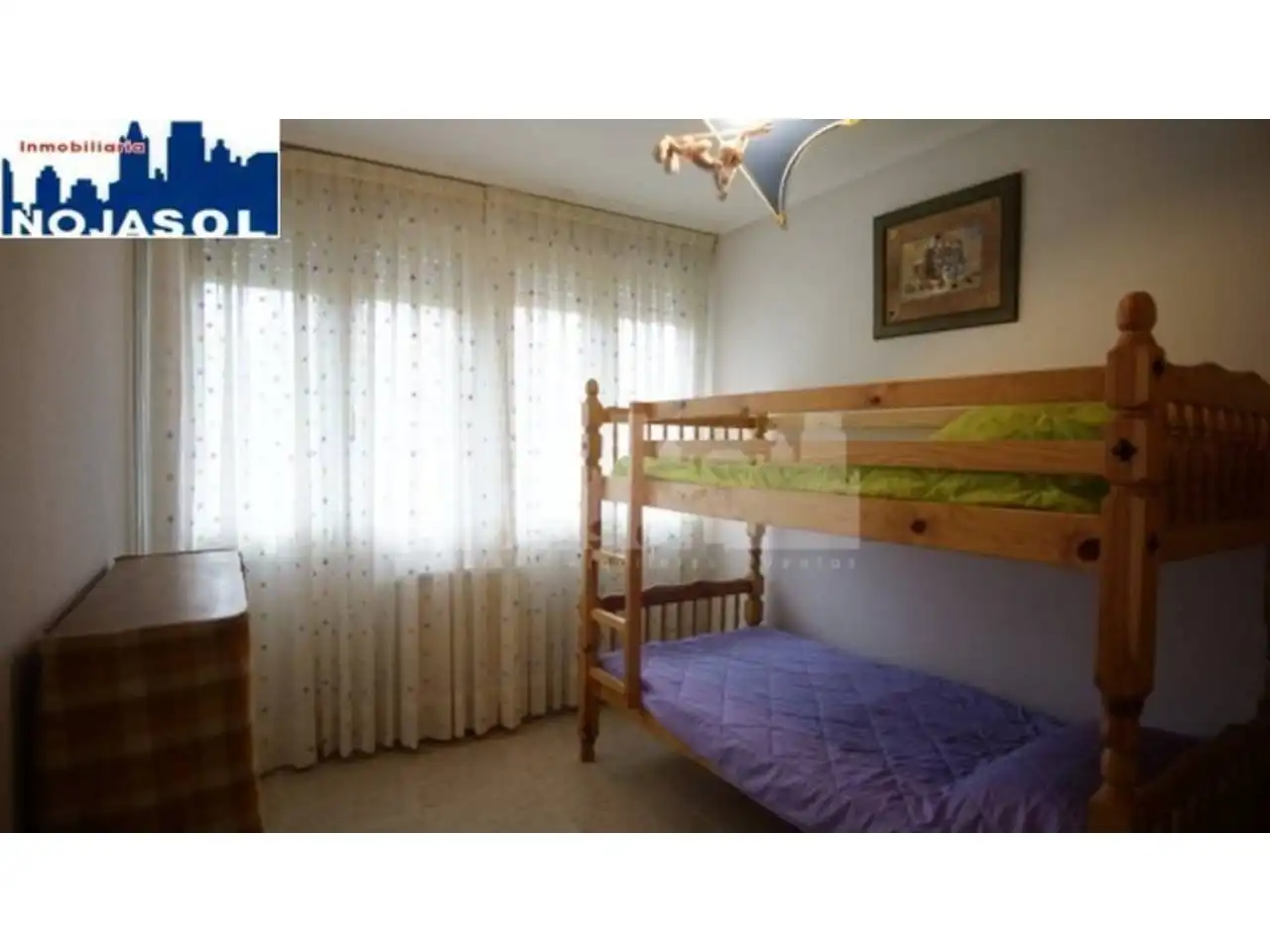 Dormitori de Apartament de lloguer en Noja amb Calefacció, Terrassa i Traster