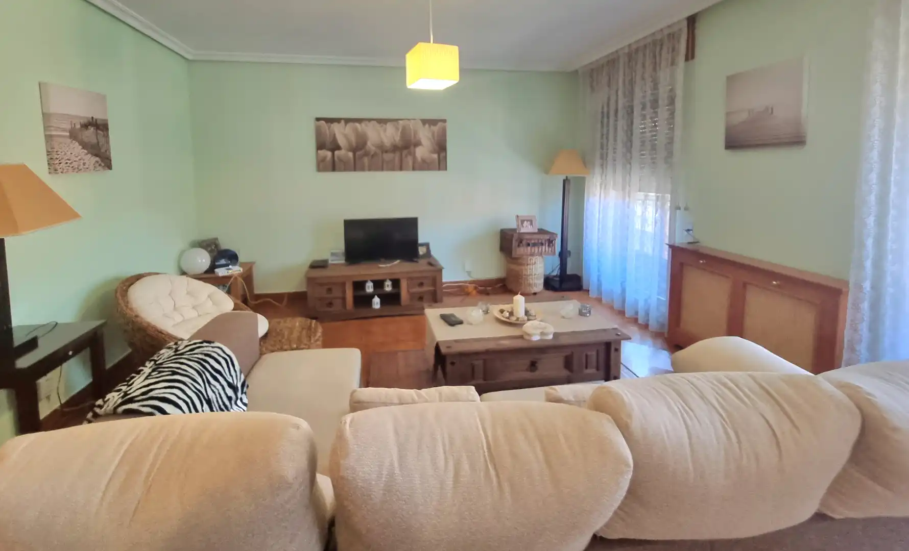 Sala de estar de Piso de alquiler en Colmenar Viejo con Amueblado